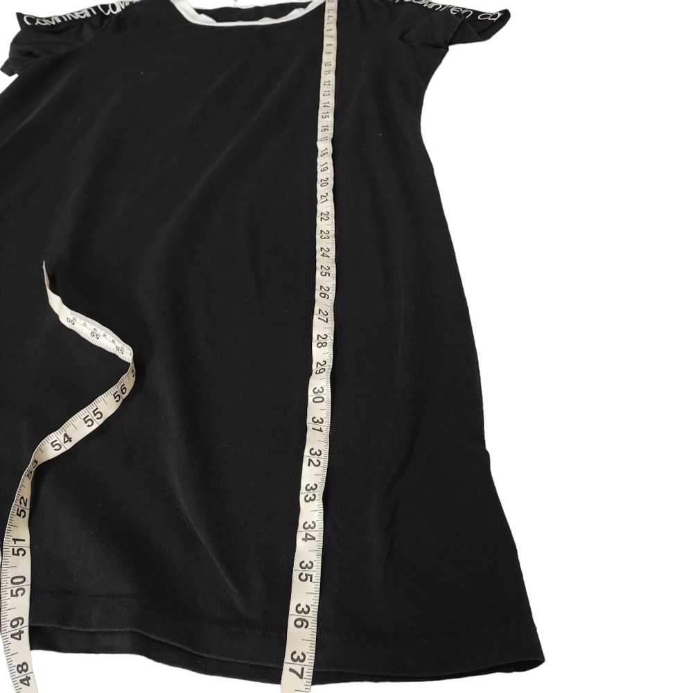 Calvin Klein Women's Black Shirt Dress Size L - Picture 7 of 8